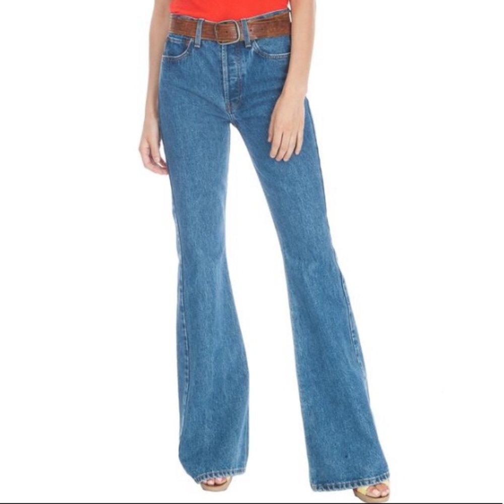 Redone high break flare jeans